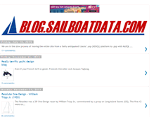 Tablet Screenshot of blog.sailboatdata.com